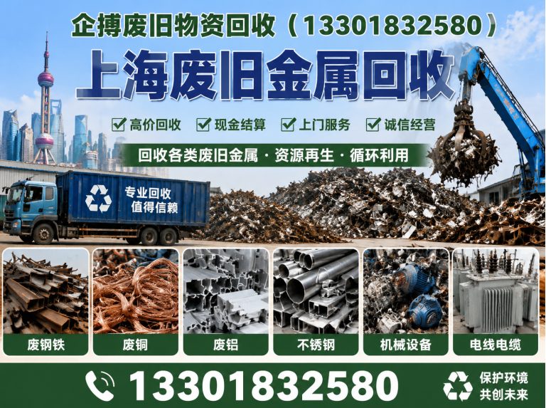 黄浦区上海废旧金属回收展示图